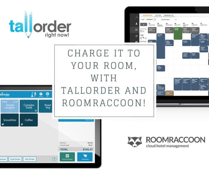 Charge it to your Room, with TallOrder and RoomRaccoon!